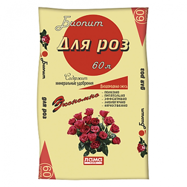 Почвогрунт Биопит Для роз Лама Торф 60 л