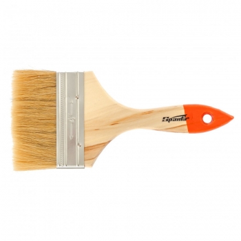 Кисть плоская Slimline 4&quot; (100 мм) Sparta, натуральная щетина, деревянная ручка