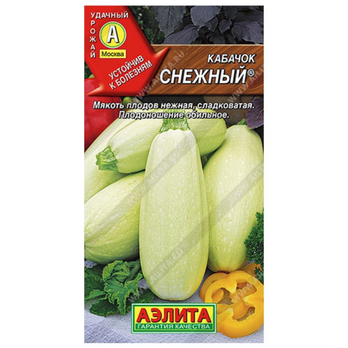 Кабачок белоплодный Снежный ®