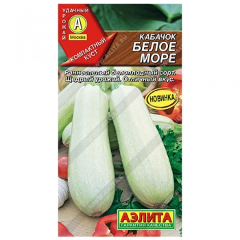 Кабачок белоплодный Белое море