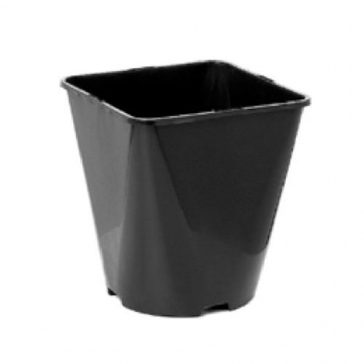 Горшок КВАДРОКРУГ 19x19x26 см, объем 6 л, твердый (литой)