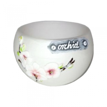 LAMPION KULA ORCHID свеча-шар белая