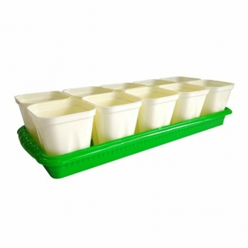 Рассадник ДОМ И ДАЧА на 10 стаканчиков с поддоном