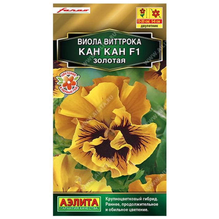 Виола Кан Кан F1 золотая