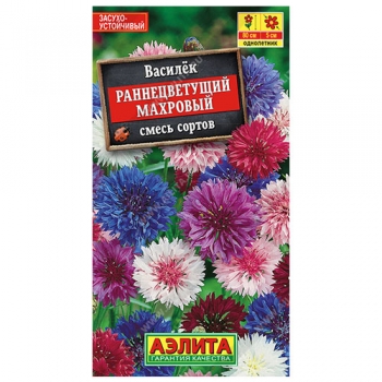 Василек Раннецветущий махровый, смесь сортов