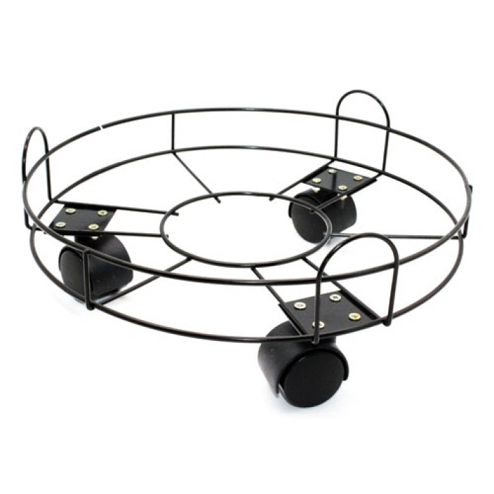 Подставка на колёсах металлическая 350 мм (прямой борт)