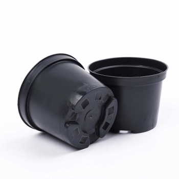 Горшок d14 см, h10,6 см, объем 1 л, твердый (литой)