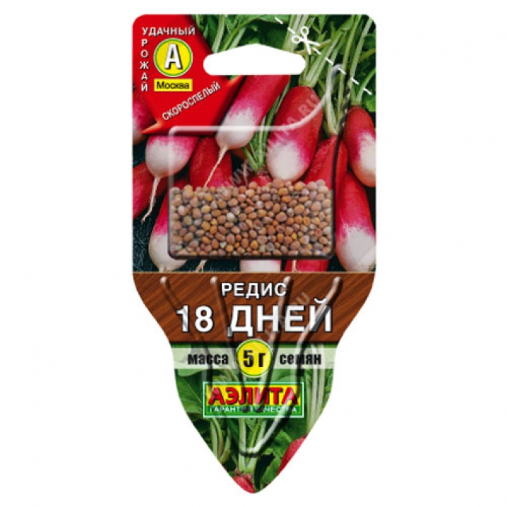 Редис 18 дней