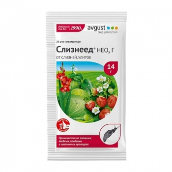 Препарат от слизней и улиток Слизнеед Нео Avgust 14 г