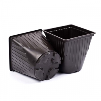 Горшок 13х13х13 см, объем 1,5 л, формованный