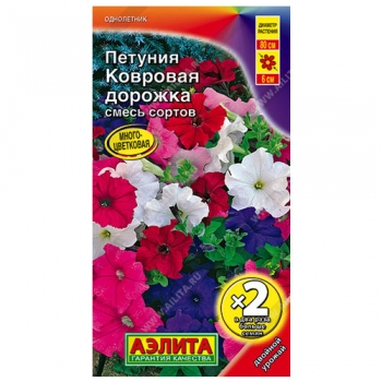 Петуния Ковровая дорожка, смесь окрасок
