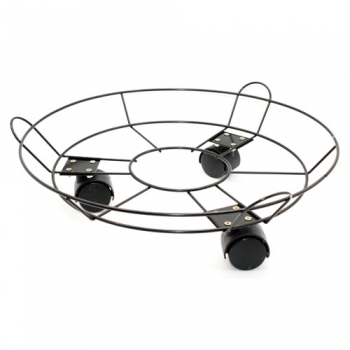 Подставка на колёсах металлическая 350 мм (косой борт)