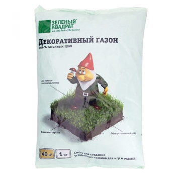 Зеленый квадрат Газон Декоративный (1 кг)