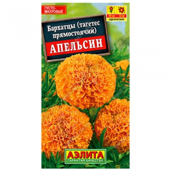 Бархатцы Апельсин прямостоячие