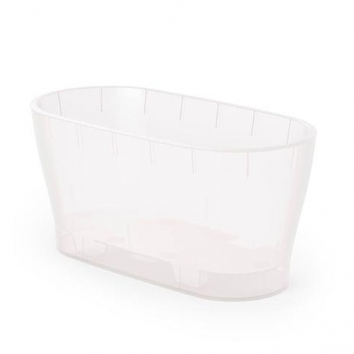 Горшок Лея прозрачный 4 л (овал двойной)