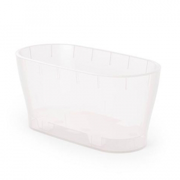 Горшок Лея прозрачный 4 л (овал двойной)