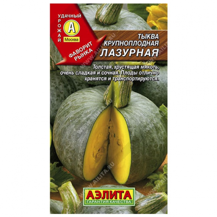 Тыква крупноплодная Лазурная