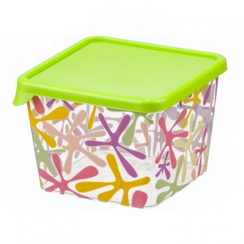 Ёмкость для продуктов квадратная ДЕКО 0,75 л