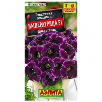 Глоксиния Императрица фиолетовая F1