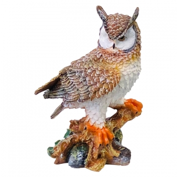 Филин большой на пне Н=40 см