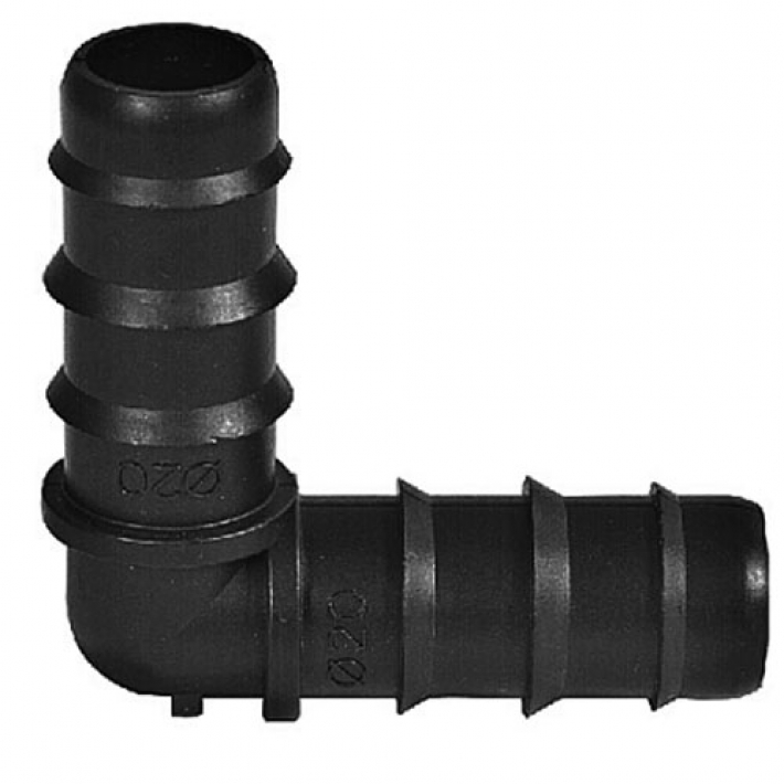 Коннектор угловой 20 мм Green Helper