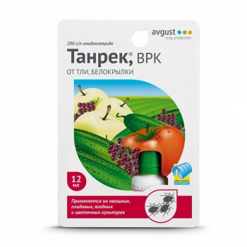 Средство от тли и белокрылки Танрек Avgust 12 мл