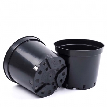 Горшок d13 см, h10,4 см, объем 1 л, твердый (литой)