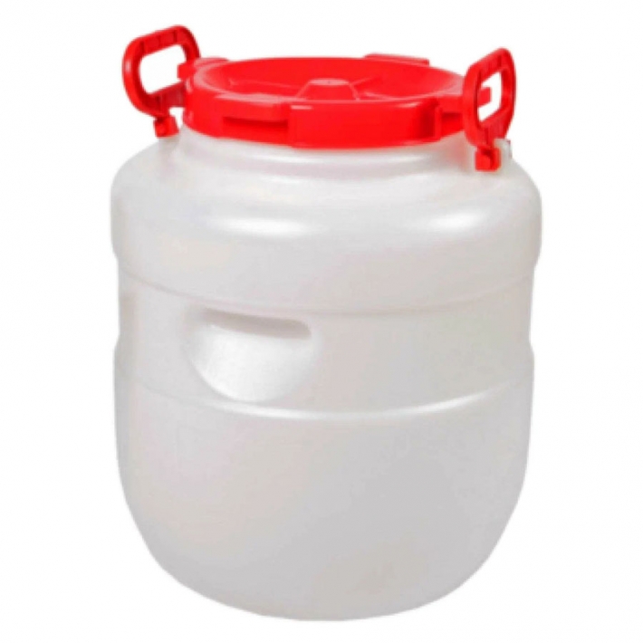 Бочка 30 л ДАЧНАЯ круглая (белая)