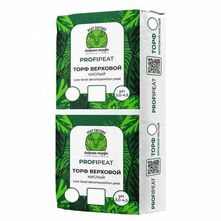 Profi Peat Торф Кислый 70 л Фабрика торфа