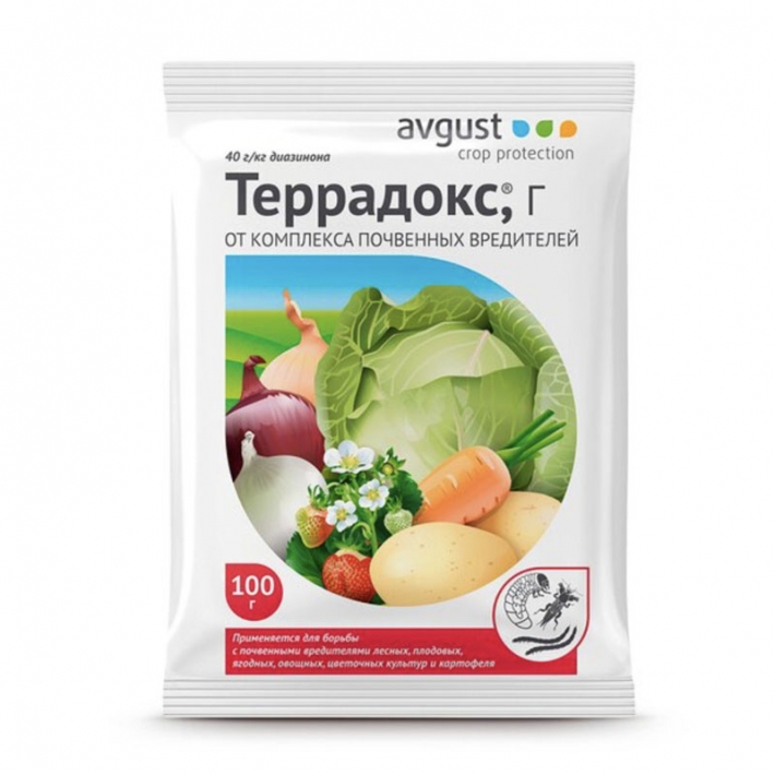 Препарат от комплекса почвенных вредителей Террадокс Avgust 100 г