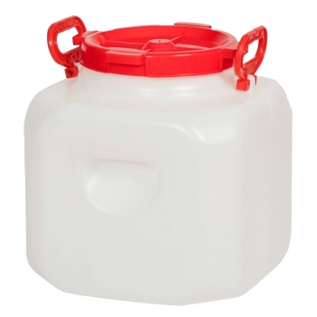 Бочка 30 л квадратная (белая)