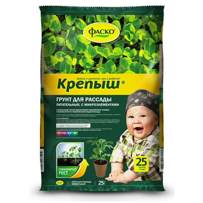 Грунт для рассады Крепыш Фаско 25 л