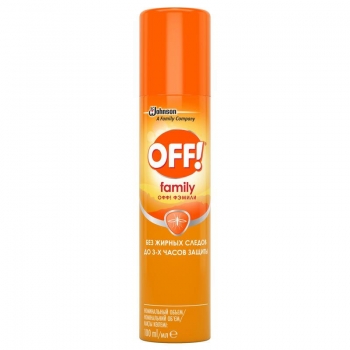 Средство для защиты от комаров Off! Family аэрозоль 100 мл