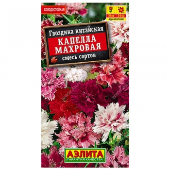 Гвоздика Капелла махровая китайская, смесь сортов
