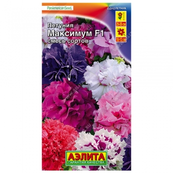 Петуния Максимум F1 крупноцветковая махровая, смесь сортов