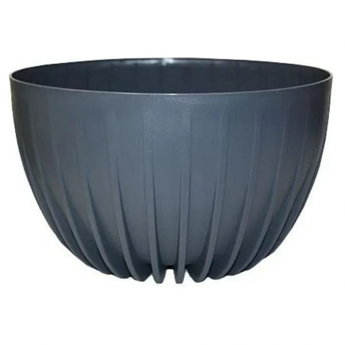 Горшок "Сигма" 4,5 л. Антрацит Ливингрин