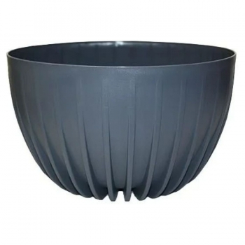 Горшок "Сигма" 4,5 л. Антрацит Ливингрин